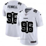 Maglia NFL Limited Las Vegas Raiders Ferrell Logo Dual Overlap Bianco