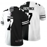 Maglia NFL Limited Las Vegas Raiders Kaepernick White Black Split