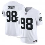 Maglia NFL Limited Las Vegas Raiders Maxx Crosby Vapor F.u.s.e. Bianco
