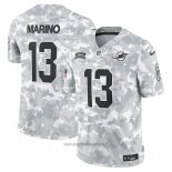 Maglia NFL Limited Miami Dolphins Dan Marino 2024 Salute To Service Retired Grigio