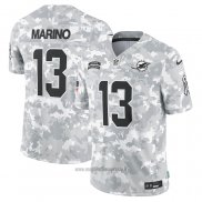 Maglia NFL Limited Miami Dolphins Dan Marino 2024 Salute To Service Retired Grigio