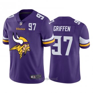 Maglia NFL Limited Minnesota Vikings Griffen Big Logo Number Viola