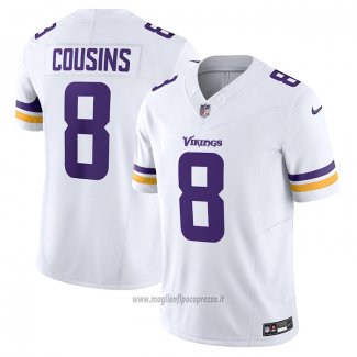 Maglia NFL Limited Minnesota Vikings Kirk Cousins Vapor F.u.s.e. Bianco