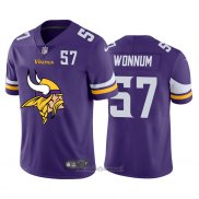 Maglia NFL Limited Minnesota Vikings Wonnum Big Logo Number Viola