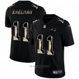 Maglia NFL Limited New England Patriots Edelman Statue Of Liberty Fashion Nero