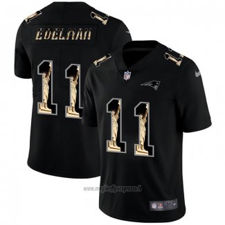 Maglia NFL Limited New England Patriots Edelman Statue Of Liberty Fashion Nero