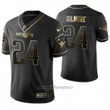 Maglia NFL Limited New England Patriots Stephon Gilmore Golden Edition Nero