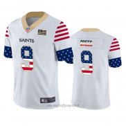 Maglia NFL Limited New Orleans Saints Drew Brees Independence Day Bianco