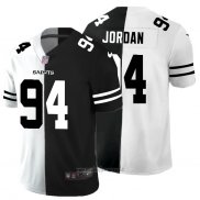Maglia NFL Limited New Orleans Saints Jordan White Black Split