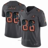 Maglia NFL Limited Philadelphia Eagles Ertz Retro Flag Nero