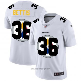 Maglia NFL Limited Pittsburgh Steelers Bettis Logo Dual Overlap Bianco
