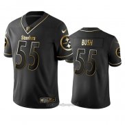 Maglia NFL Limited Pittsburgh Steelers Devin Bush Golden Edition Nero