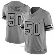 Maglia NFL Limited Pittsburgh Steelers Shazier Team Logo Gridiron Grigio