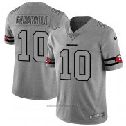 Maglia NFL Limited San Francisco 49ers Garoppolo Team Logo Gridiron Grigio