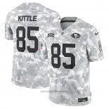Maglia NFL Limited San Francisco 49ers George Kittle 2024 Salute To Service Grigio