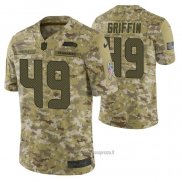 Maglia NFL Limited Seattle Seahawks 49 Shaquem Griffin 2018 Salute To Service Camuffamento