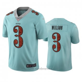 Maglia NFL Limited Seattle Seahawks Russell Wilson Citta Edition Blu