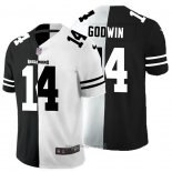 Maglia NFL Limited Tampa Bay Buccaneers Godwin Black White Split