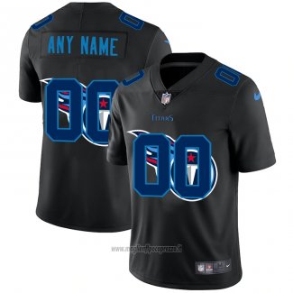 Maglia NFL Limited Tennessee Titans Personalizzate Logo Dual Overlap Nero