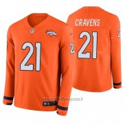 Maglia NFL Therma Manica Lunga Denver Broncos Su'a Cravens Arancione