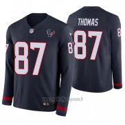 Maglia NFL Therma Manica Lunga Houston Texans Demaryius Thomas Blu