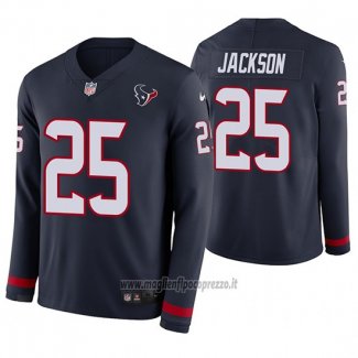 Maglia NFL Therma Manica Lunga Houston Texans Kareem Jackson Blu