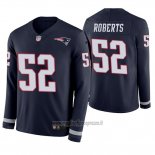 Maglia NFL Therma Manica Lunga New England Patriots Elandon Roberts Blu