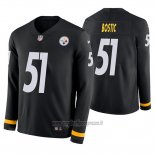 Maglia NFL Therma Manica Lunga Pittsburgh Steelers Jon Bostic Nero