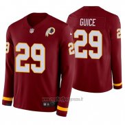Maglia NFL Therma Manica Lunga Washington Commanders Derrius Guice Rosso