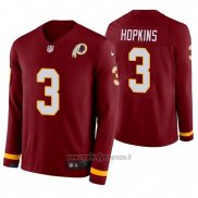 Maglia NFL Therma Manica Lunga Washington Commanders Dustin Hopkins Rosso