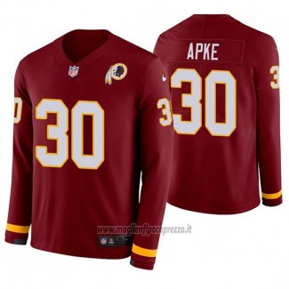 Maglia NFL Therma Manica Lunga Washington Commanders Troy Apke Rosso