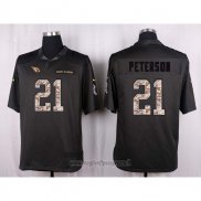 Maglia NFL Anthracite Arizona Cardinals Peterson 2016 Salute To Service