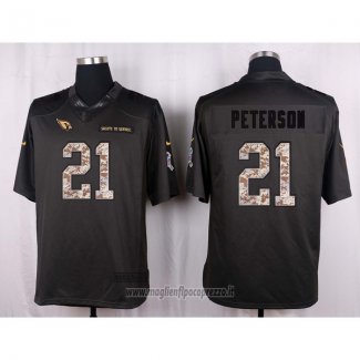 Maglia NFL Anthracite Arizona Cardinals Peterson 2016 Salute To Service