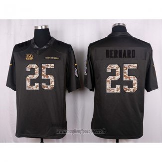 Maglia NFL Anthracite Cincinnati Bengals Bernard Apagado Salute To Service Grigio