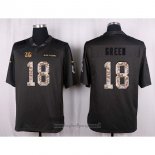 Maglia NFL Anthracite Cincinnati Bengals Green Apagado Salute To Service Grigio