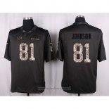Maglia NFL Anthracite Detroit Lions Johnson 2016 Salute To Service