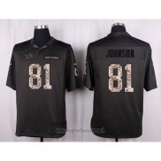 Maglia NFL Anthracite Detroit Lions Johnson 2016 Salute To Service