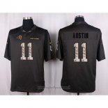 Maglia NFL Anthracite Los Angeles Rams Austin 2016 Salute To Service