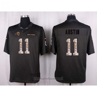Maglia NFL Anthracite Los Angeles Rams Austin 2016 Salute To Service