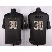 Maglia NFL Anthracite Los Angeles Rams Gurley 2016 Salute To Service