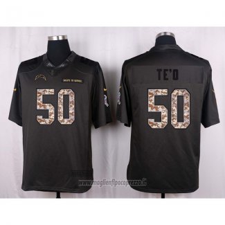 Maglia NFL Anthracite San Diego Chargers Te'o 2016 Salute To Service