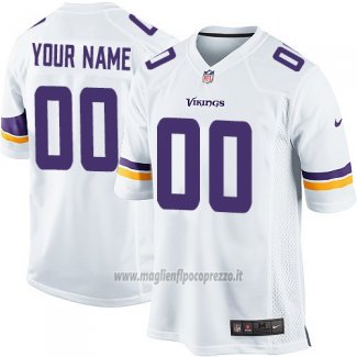 Maglia NFL Bambino Minnesota Vikings Personalizzate Bianco