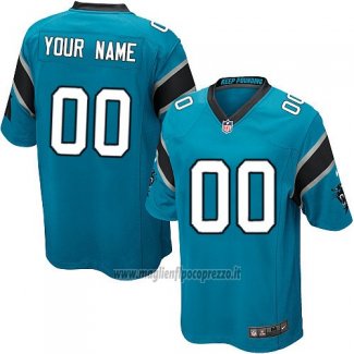 Maglia NFL Carolina Panthers Personalizzate Blu