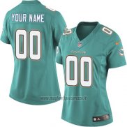 Maglia NFL Donna Miami Dolphins Personalizzate Verde