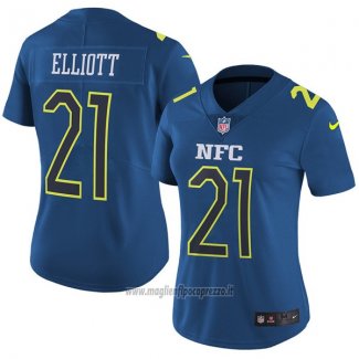 Maglia NFL Donna Pro Bowl NFC Elliott 2017 Blu