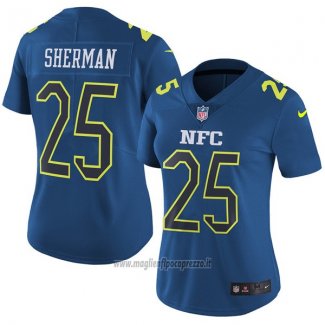 Maglia NFL Donna Pro Bowl NFC Sherman 2017 Blu