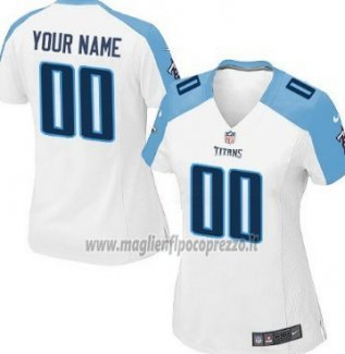 Maglia NFL Donna Tennessee Titans Personalizzate Bianco