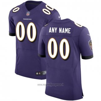 Maglia NFL Elite Baltimore Ravens Personalizzate Vapor Untouchable Viola