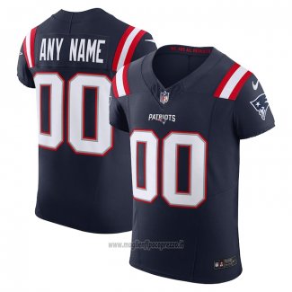 Maglia NFL Elite New England Patriots Vapor F.U.S.E. Personalizzate Blu