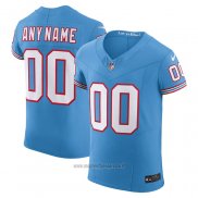 Maglia NFL Elite Tennessee Titans Vapor F.U.S.E. Elite Personalizzate Blu